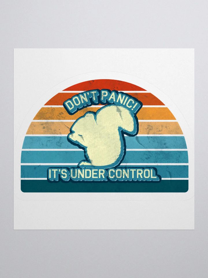 Retro Waffles - Panic Sticker product image (2)