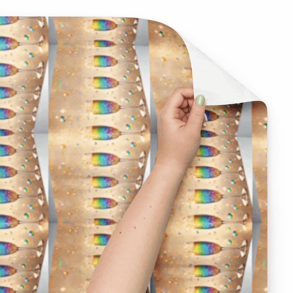 Rainbow Celebration Toast Wall Wrapping Paper Set product image (9)