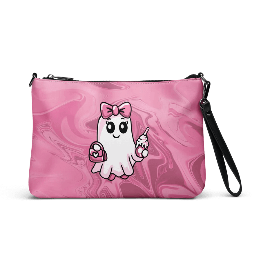 Cute Ghost Flip-Sided Faux Leather Crossbody Bag product image (1)