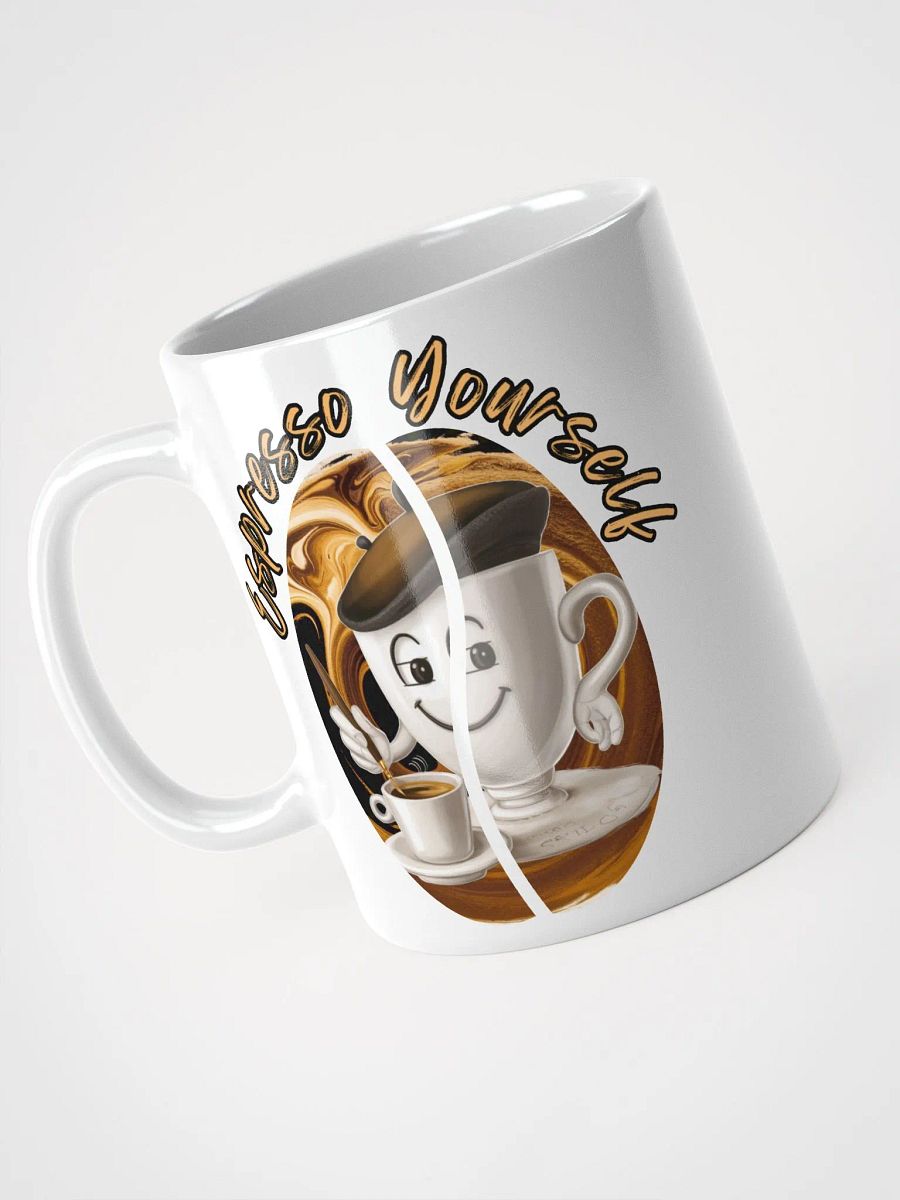 Espresso Yourself Coffee Cup Painter Design Ceramic Mug product image (4)
