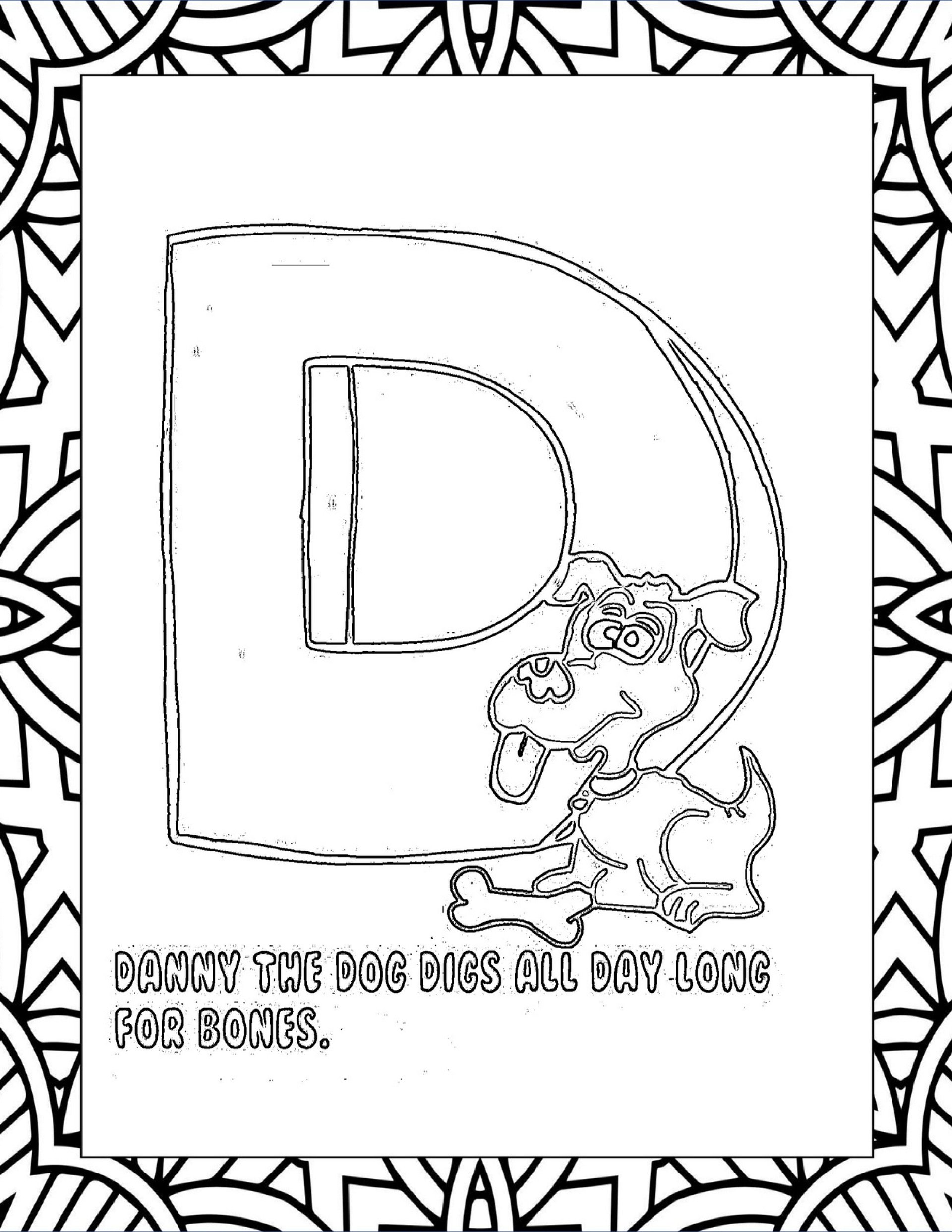 Fun Animal ABCs Coloring Book product image (5)