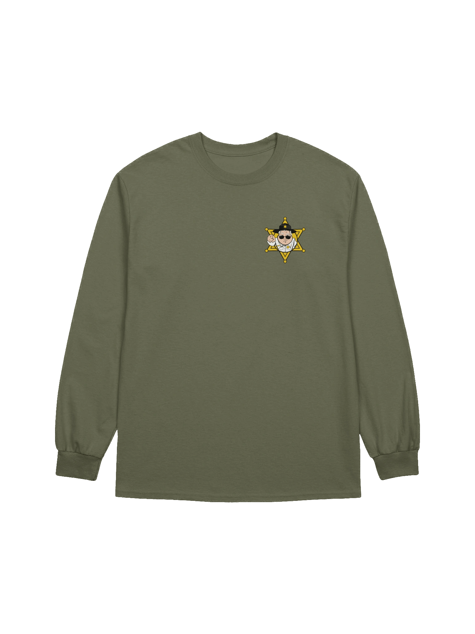 Sheriff Logo Ultra Cotton Long Sleeve T-Shirt by Gildan product image (1)