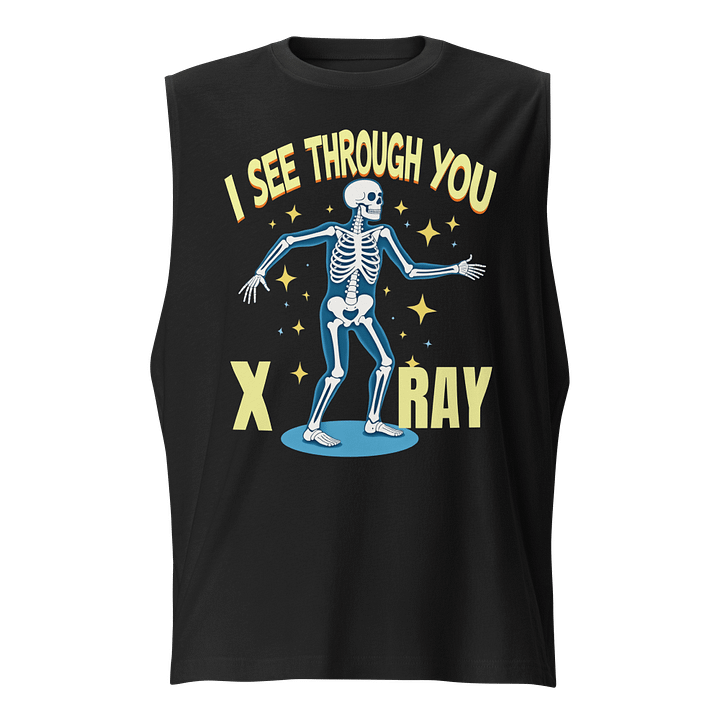Playful Skeleton X-Ray Muscle Tank product image (1)