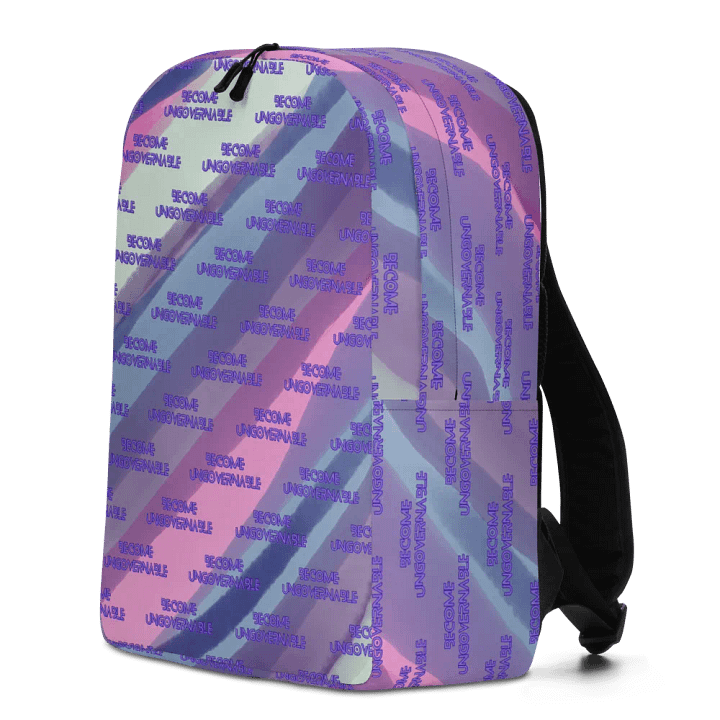 KC, Become Ungovernable (words only), Backpack product image (2)