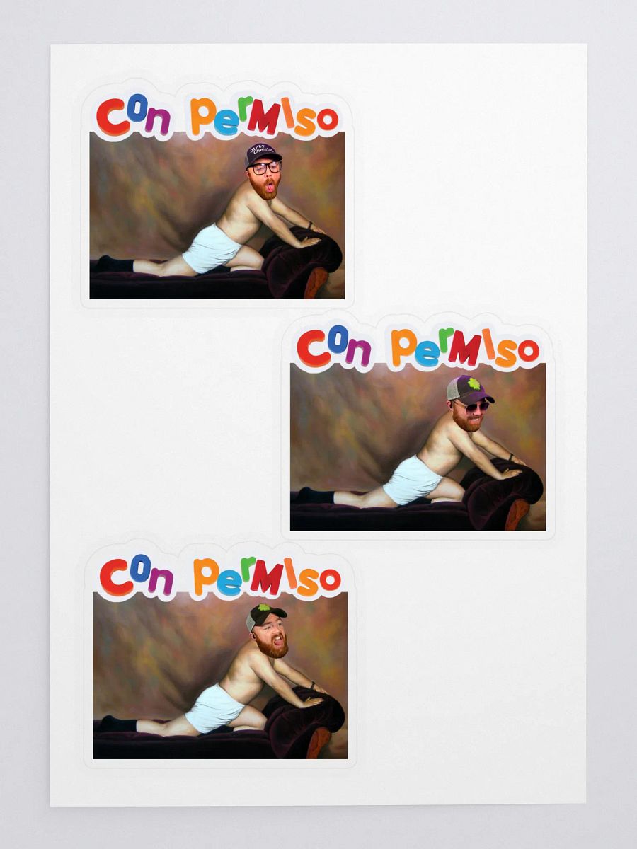 Con Permiso Sticker Set product image (3)