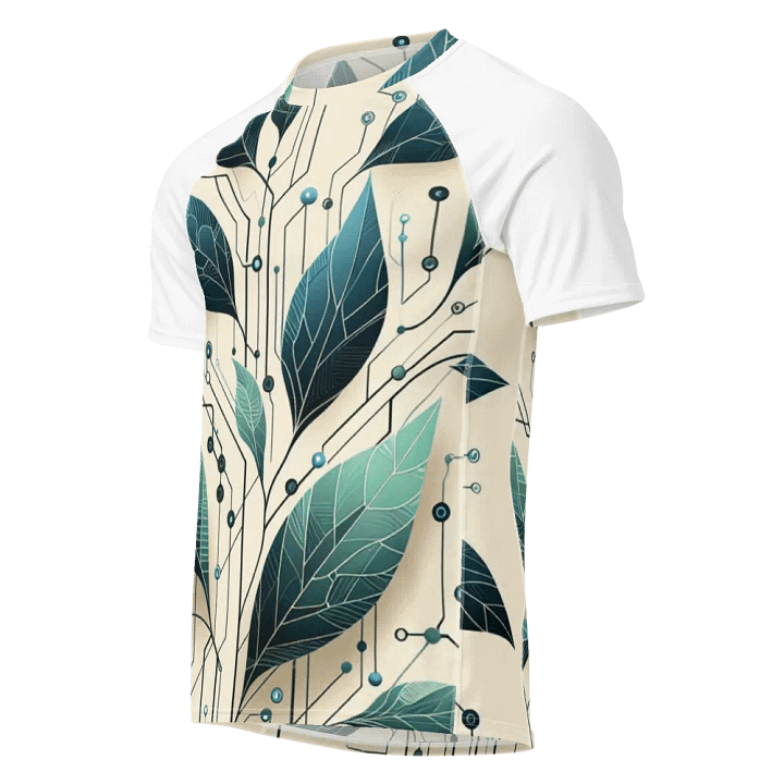 Digital Flora Men's Rash Guard | Ai Design product image (1)