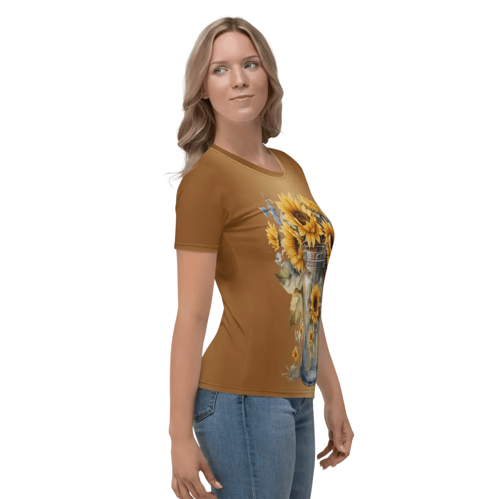 Floral Themed All Over Print T-shirt product image (5)
