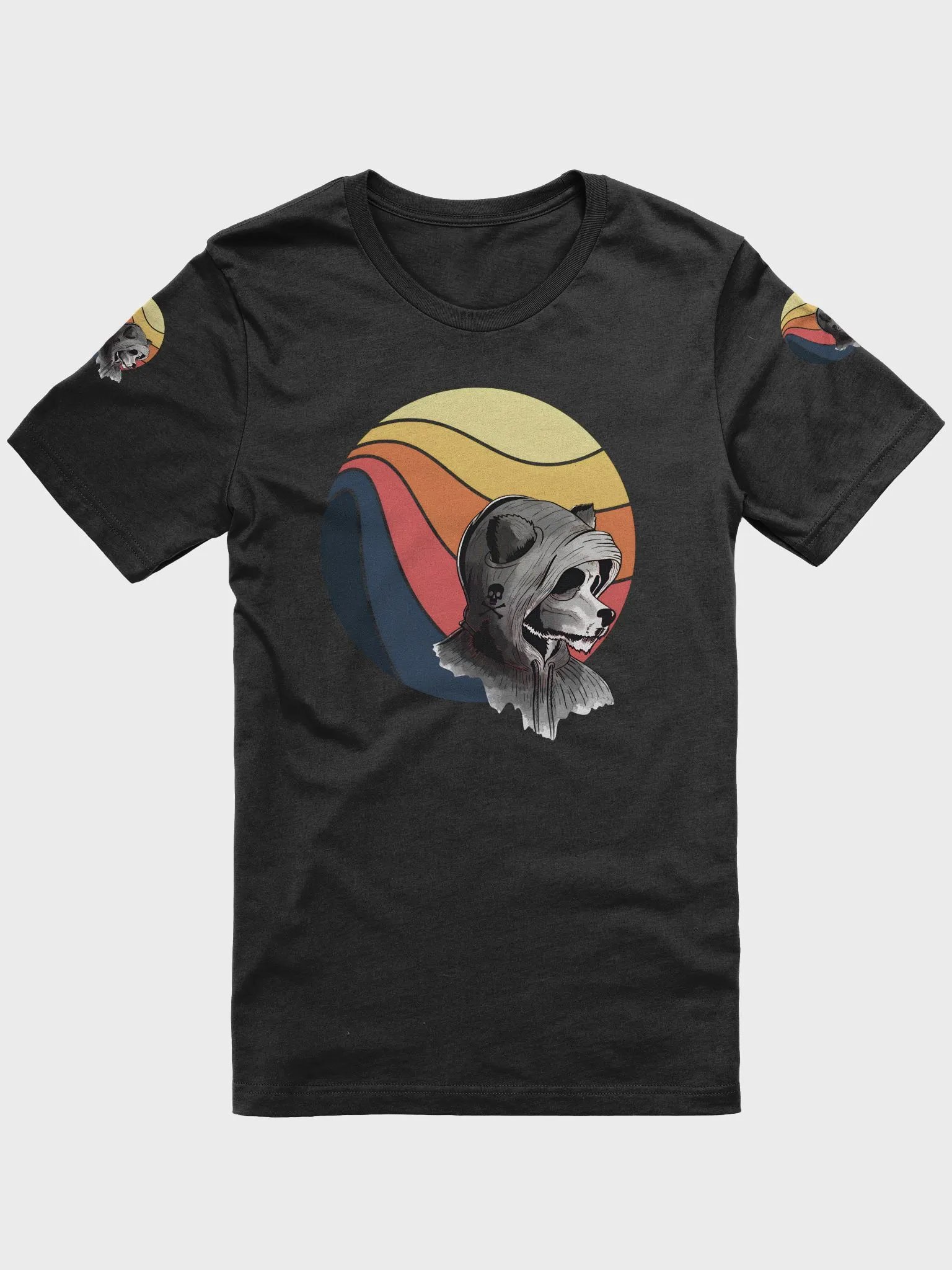Sunset Ghostly Dog for Halloween T-Shirt product image (2)