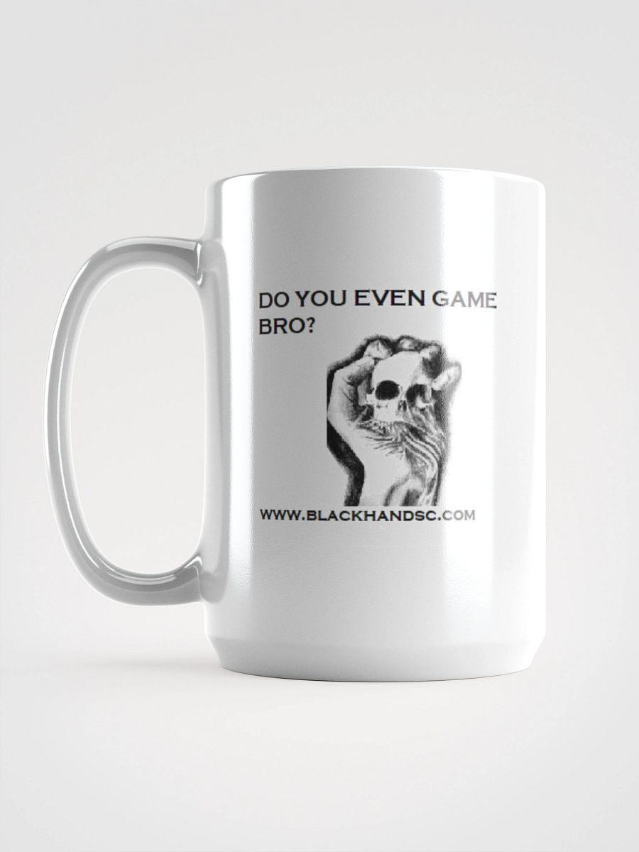 Skull Handprint White Mug product image (6)