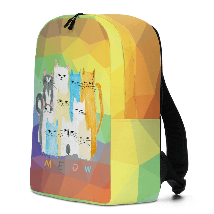 Meowtopia All-Over Print Backpack product image (2)
