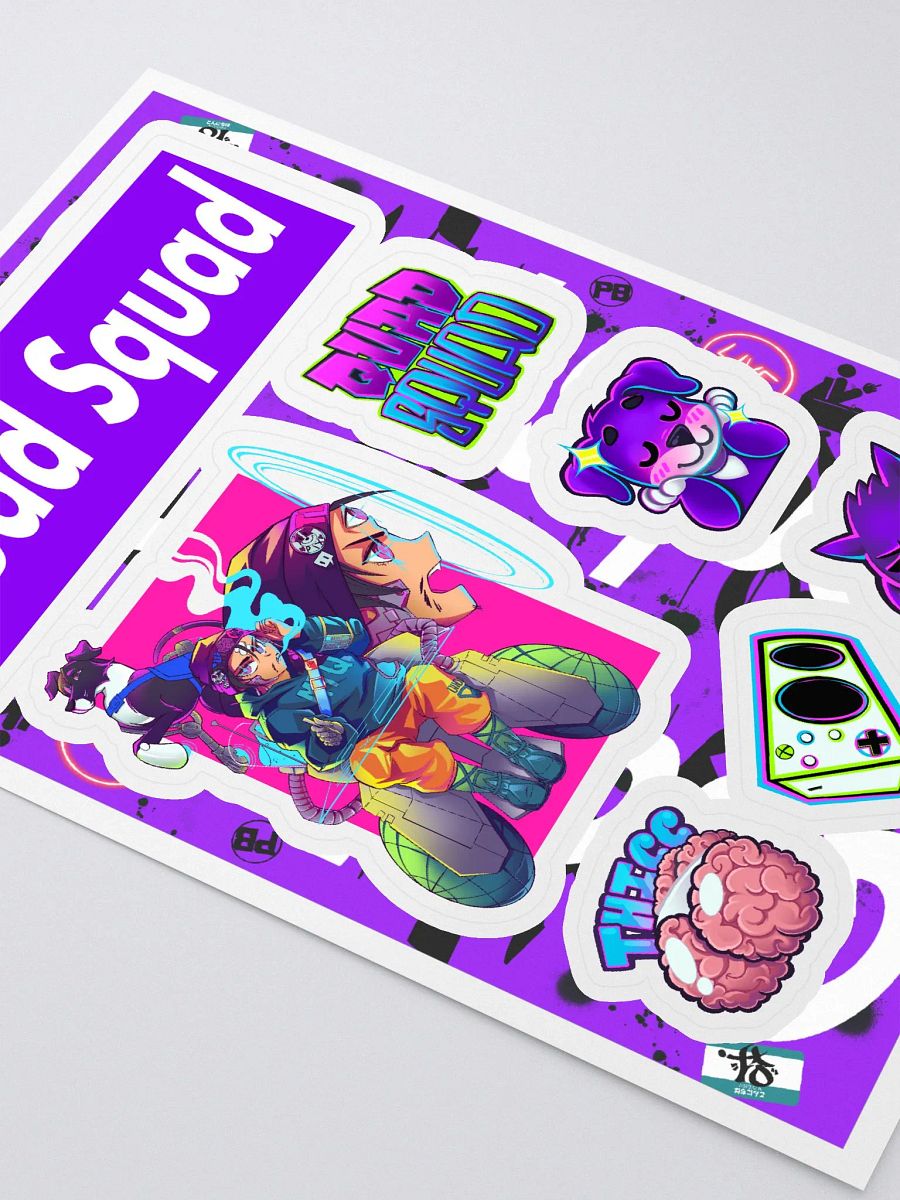 Quad Squad sticker set 01 product image (2)