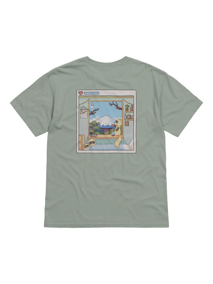 Cozy Ferret in Springtime LOGO T-Shirt product image (9)