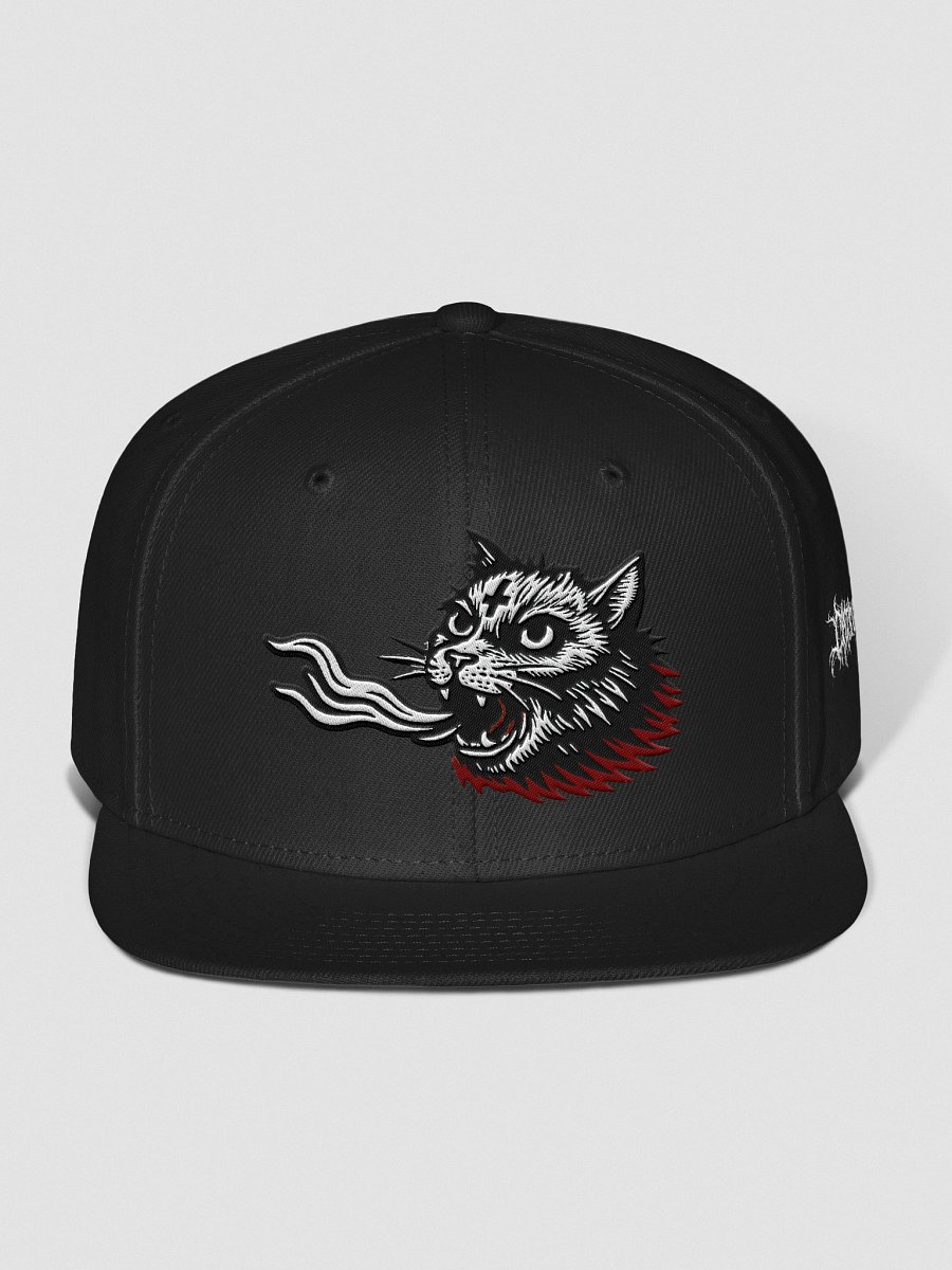 Flame Cat Snapback Cap product image (7)