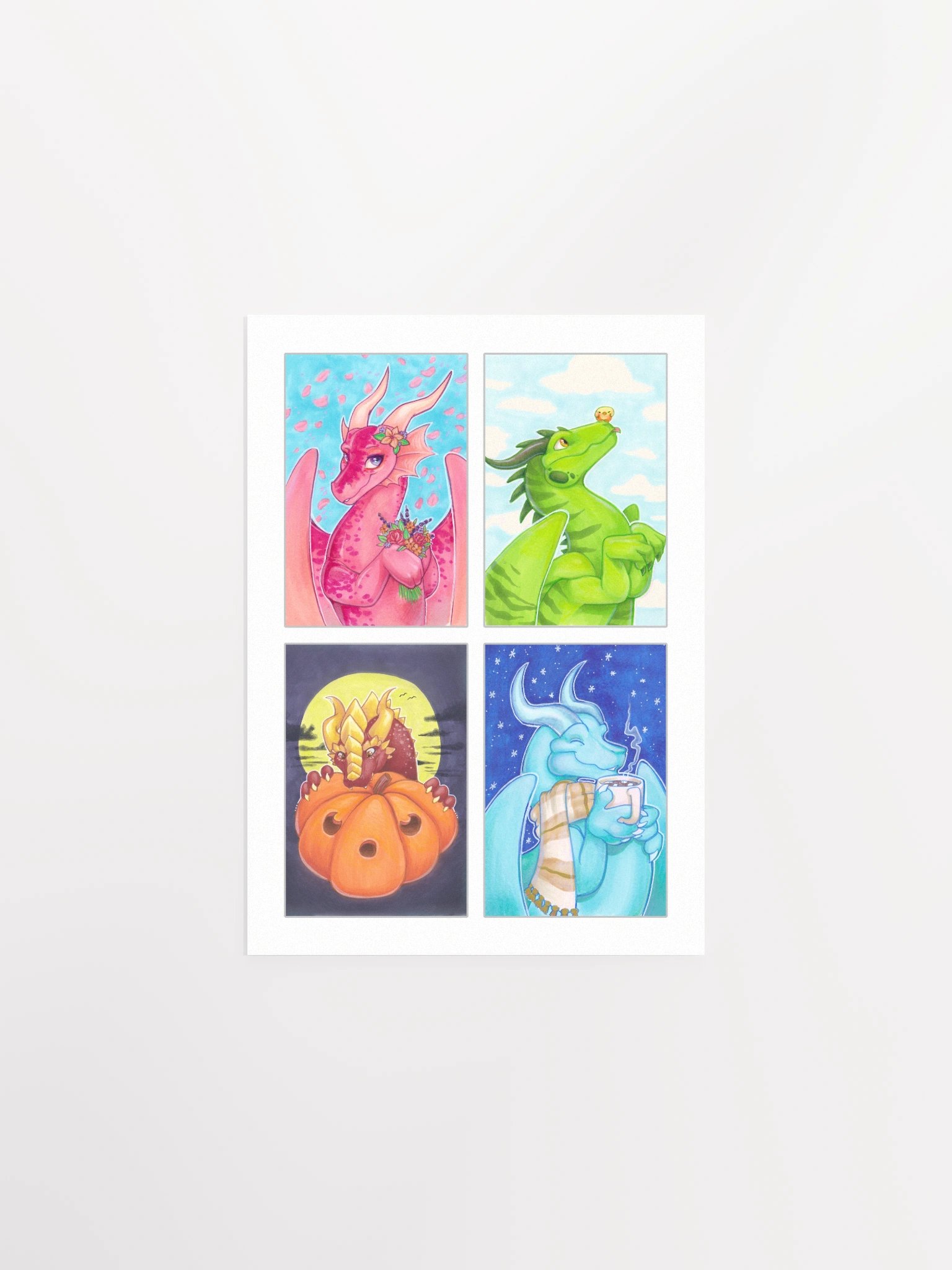 "Four Seasons of Dragon" Print product image (2)