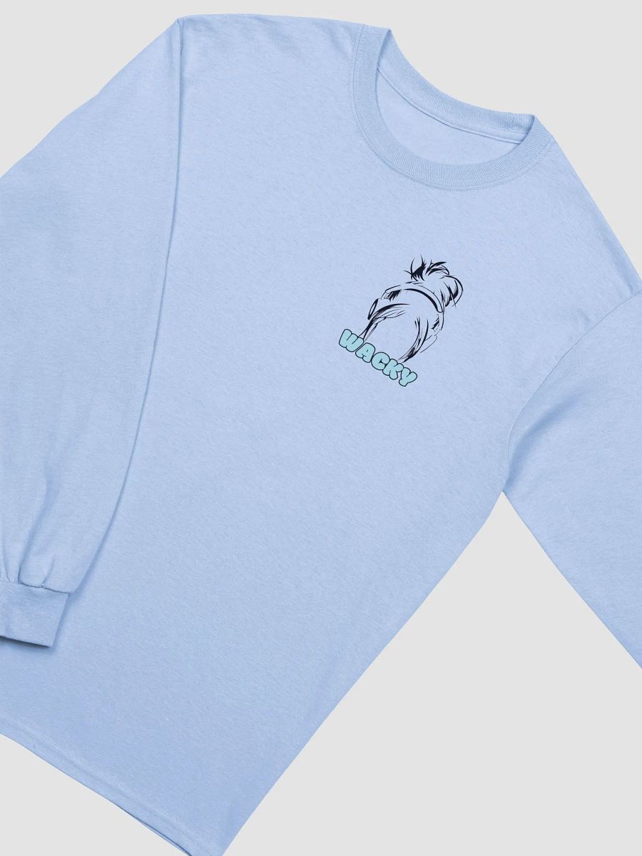 Wacky Logo Long Sleeve Tee (Black & Blue Logo) product image (2)