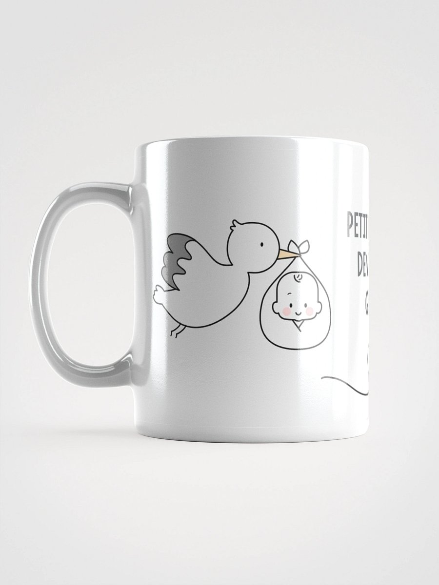 Mug Blanc - Petit Bonheur Deviendra Grand - Cigogne Annonce Naissance - Cadeau Original product image (2)