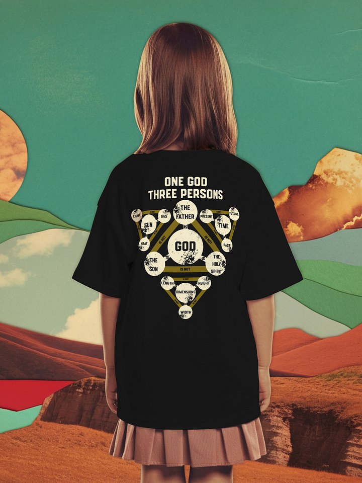 YHWH - 1 God 3 Persons Slim Fit T Shirt product image (1)