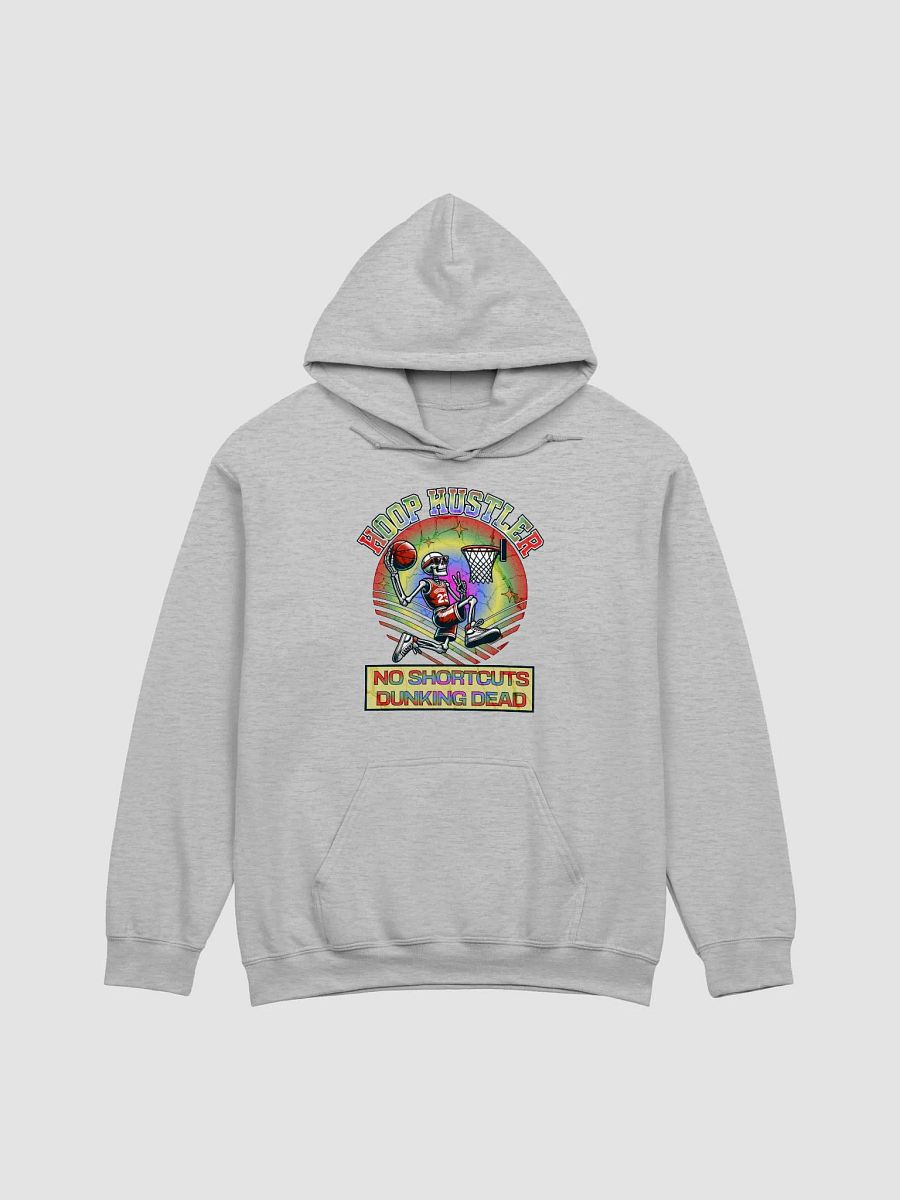 Hoop Hustler No Shortcuts Dunking Dead Skeleton Hoodie product image (21)