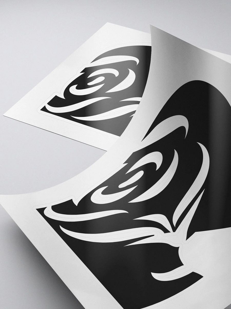 RoseBud Logo Sticker (Black) product image (4)