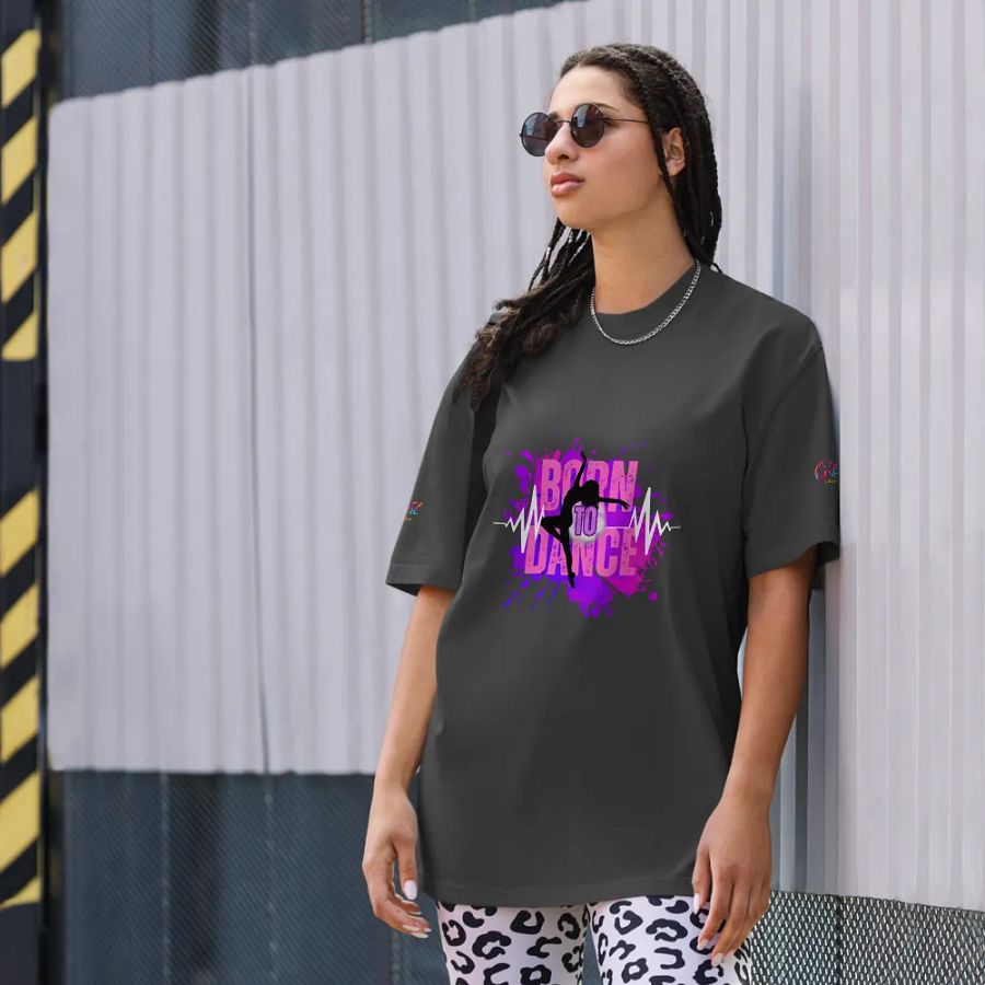 Born to Dance Her Silhouette Branded Tee product image (8)