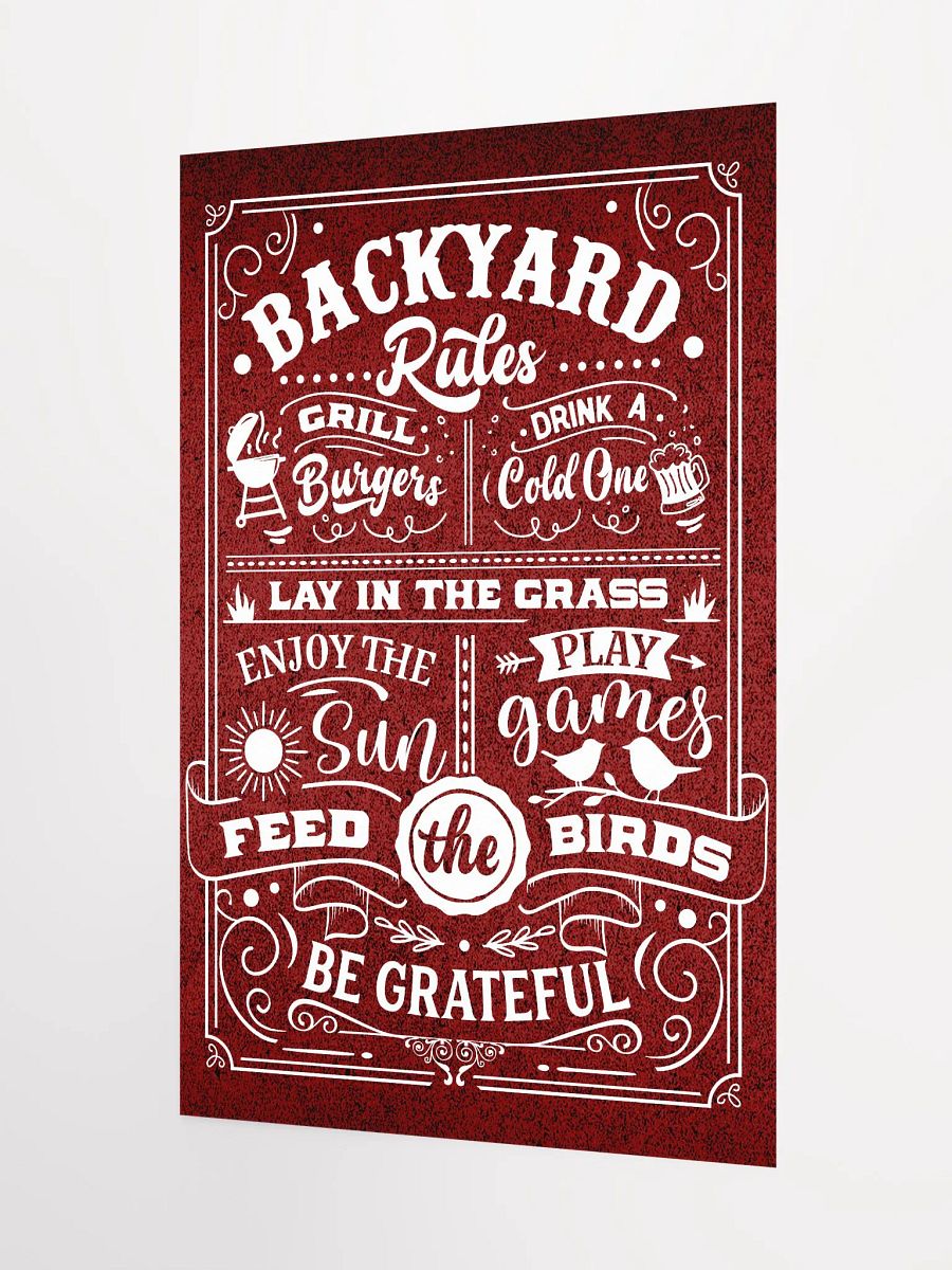 Backyard Bliss: Premium Poster product image (7)