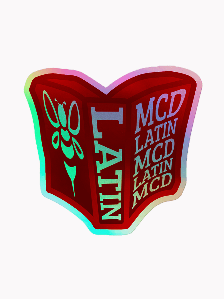 Holographic Latin Sticker product image (2)