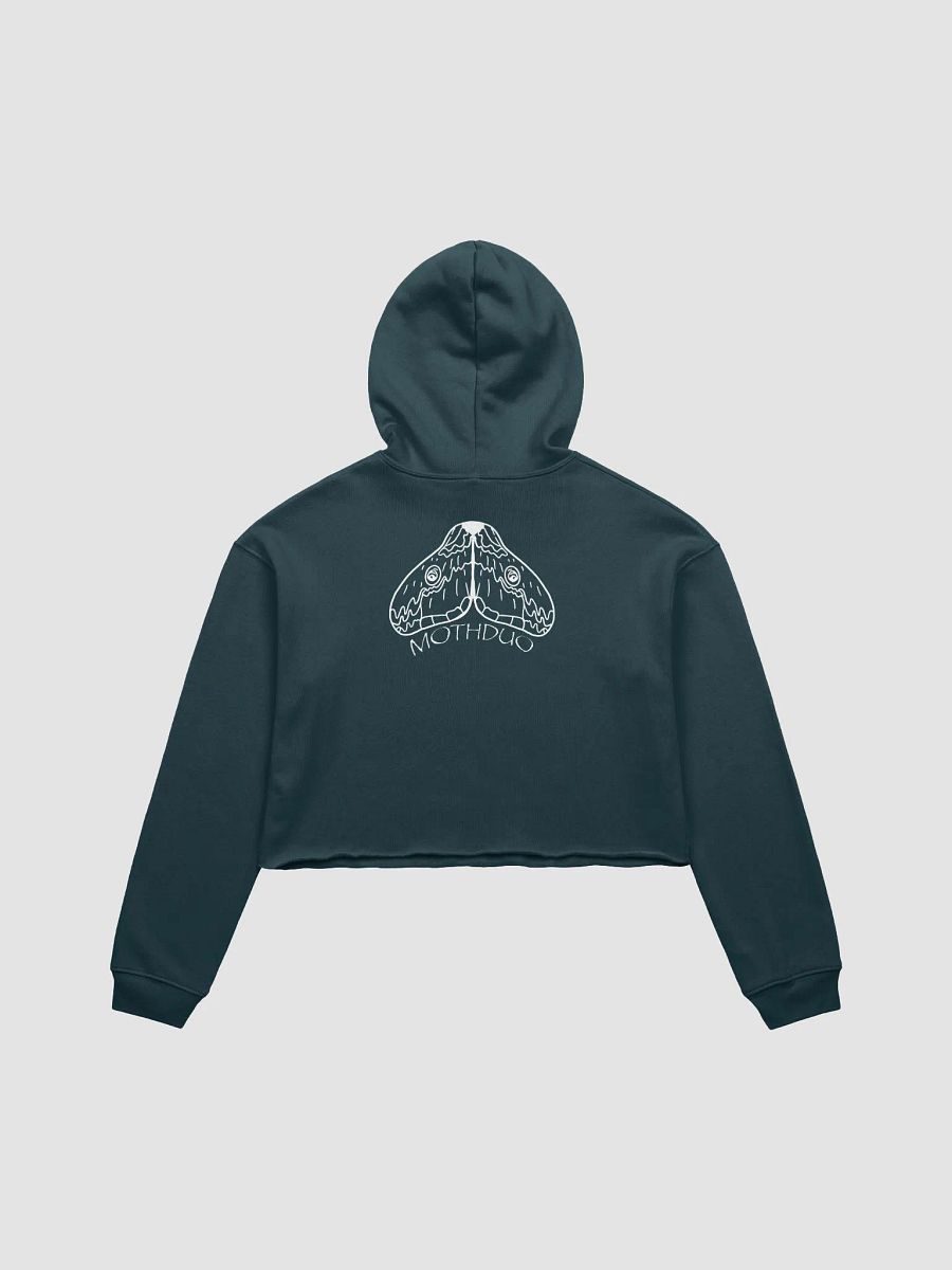 Mothduo Cropped Hoodie - White (Wings Edition) product image (10)