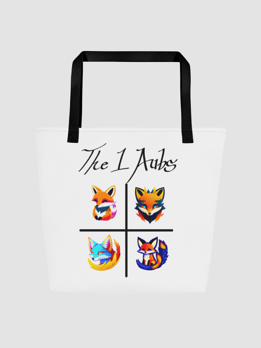The1Aubs- FoxLove 2023 Large Tote Bag w/ Pocket. product image (1)