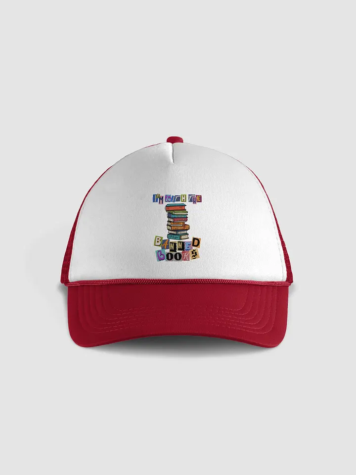 Im With The Banned Books Rebel Reader Trucker Hat product image (5)