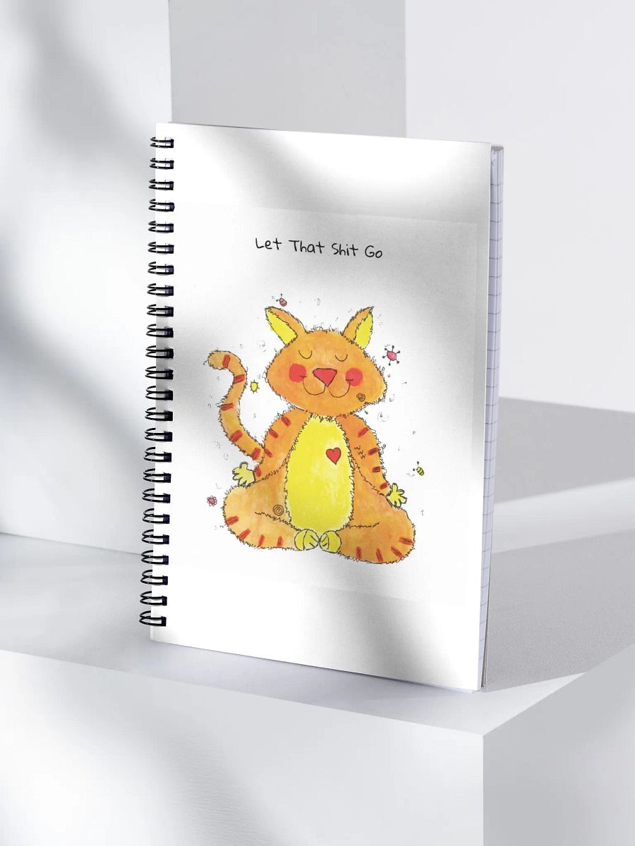 Ging Ging Meditating Cat Notebook product image (3)