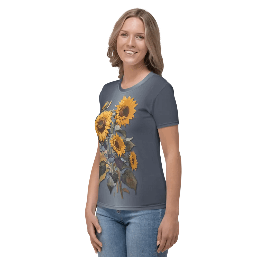 Floral Themed All Over Print T-shirt product image (4)
