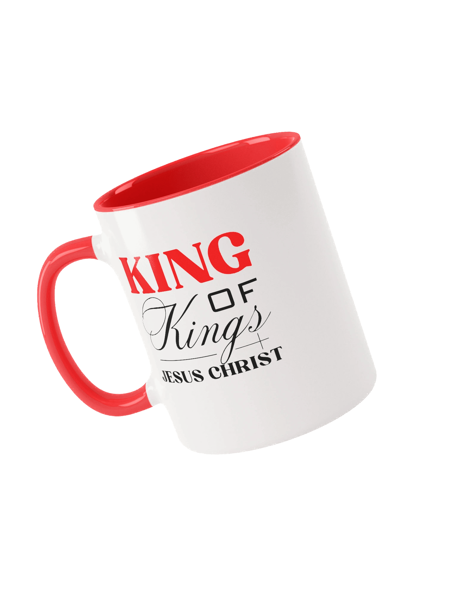 King of Kings Juses Christ Christian Mug | Christian Faith Gift | Inspirational Coffee Cup for Believers product image (4)