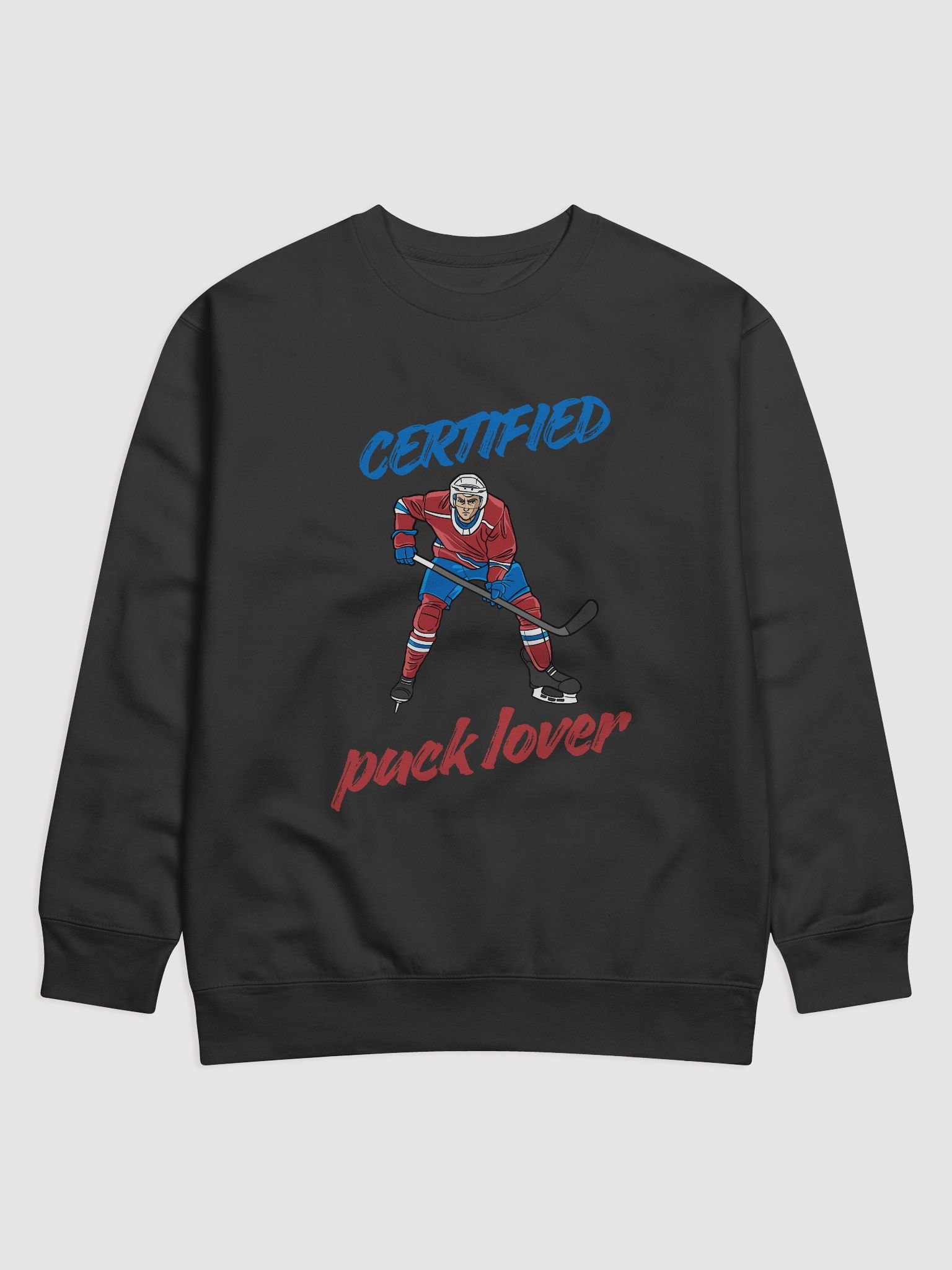 Certified Puck Lover Premium Sweatshirt product image (4)