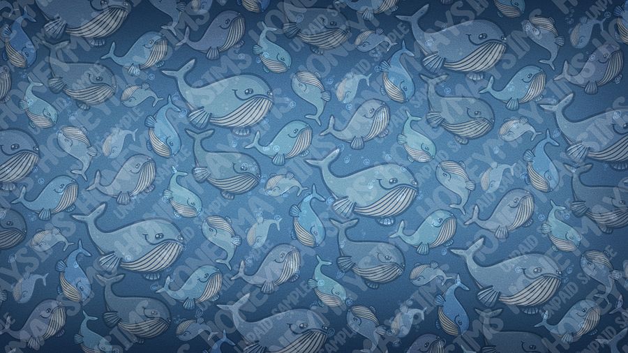 'Whalebert' Digital Wallpaper - PC product image (1)