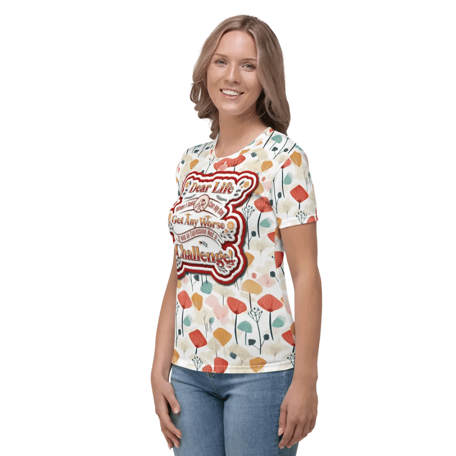 Funny Life Quote All Over Print T-shirt product image (8)