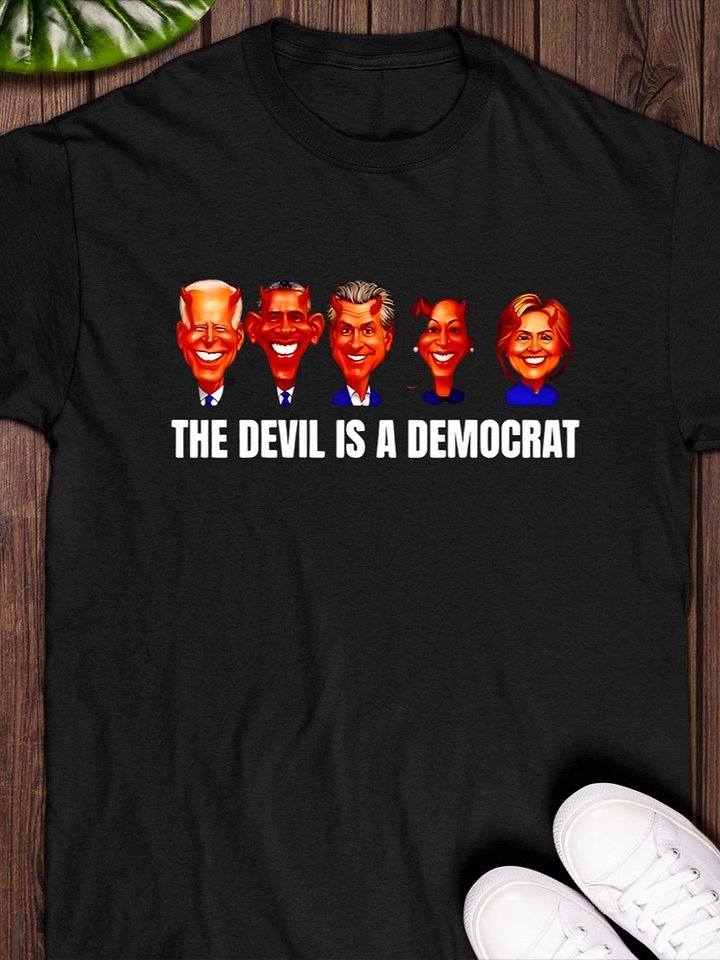 The devils is a democrat Shirt product image (1)