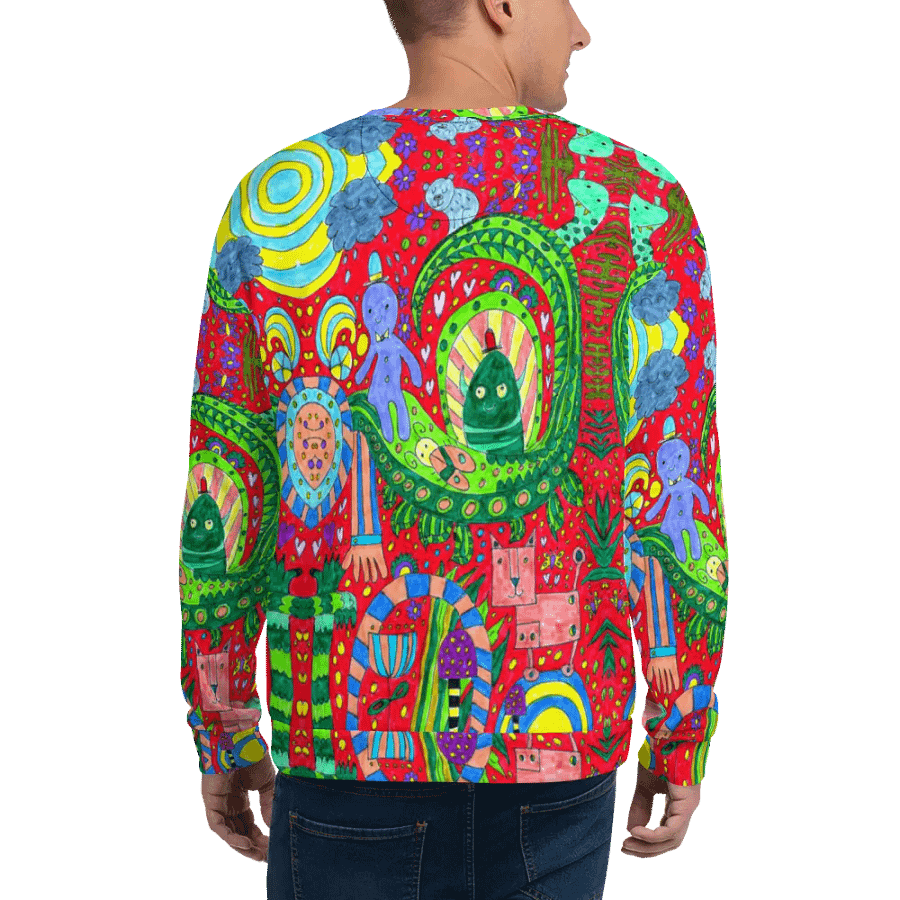 Abstract Doodle Imagination Unisex Sweatshirt product image (9)