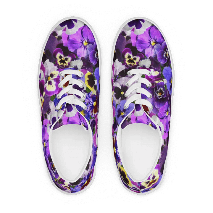 Purple Craze Lace Up Canvas Shoes product image (1)