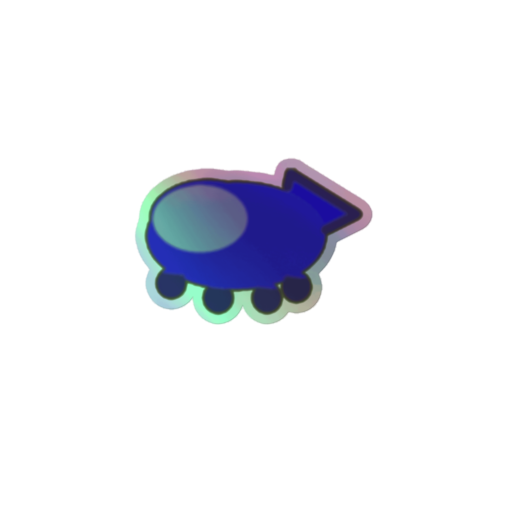 Spaceship Dreams Holographic Sticker Sheet product image (1)