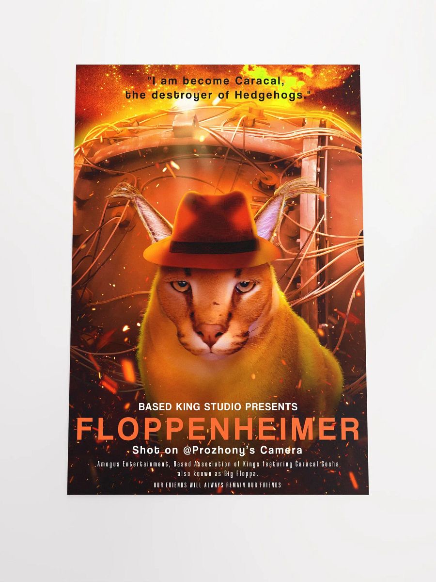 "FLOPPENHEIMER" LIMITED EDITION POSTER product image (2)
