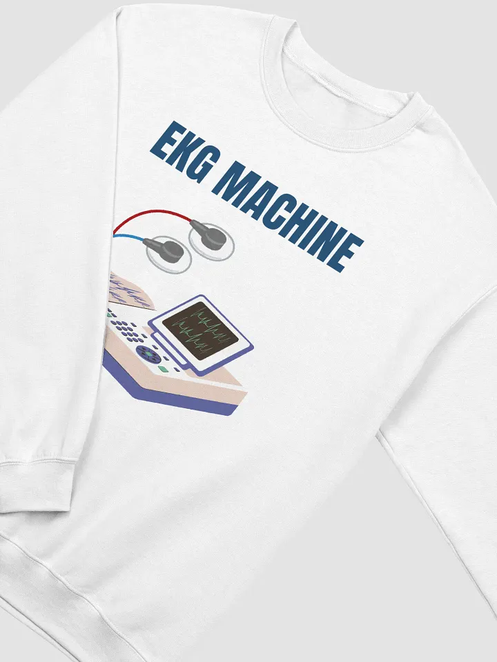 Heartbeat EKG Monitor Crewneck Sweatshirt product image (11)