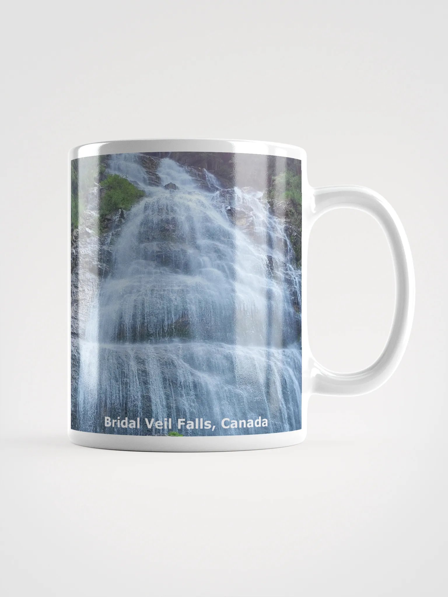 White Glossy Mug - Bridal Veil Falls product image (1)