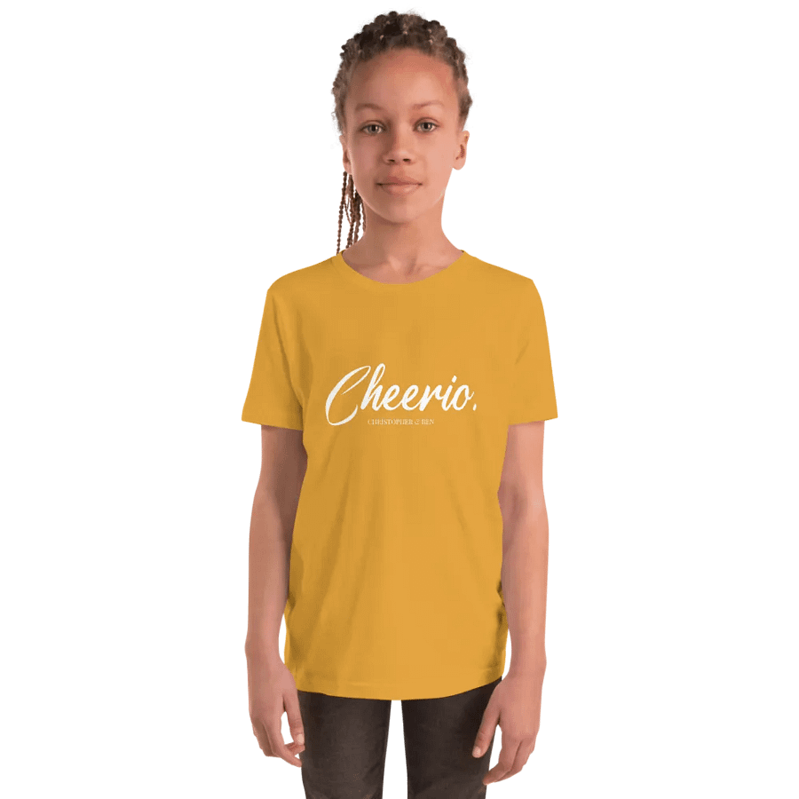 Cheerio Youth Soft Cotton Tee product image (84)