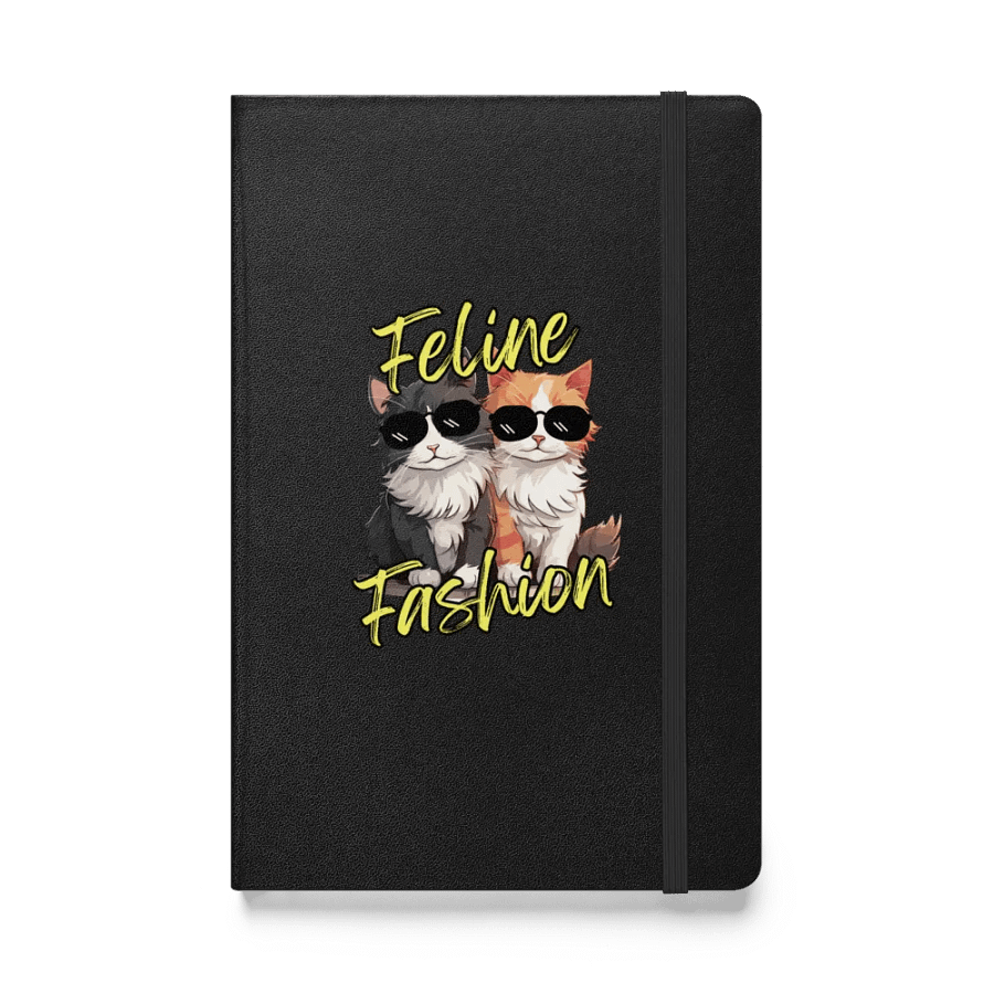 Feline Fashion Cool Cats Hardcover Journal product image (1)