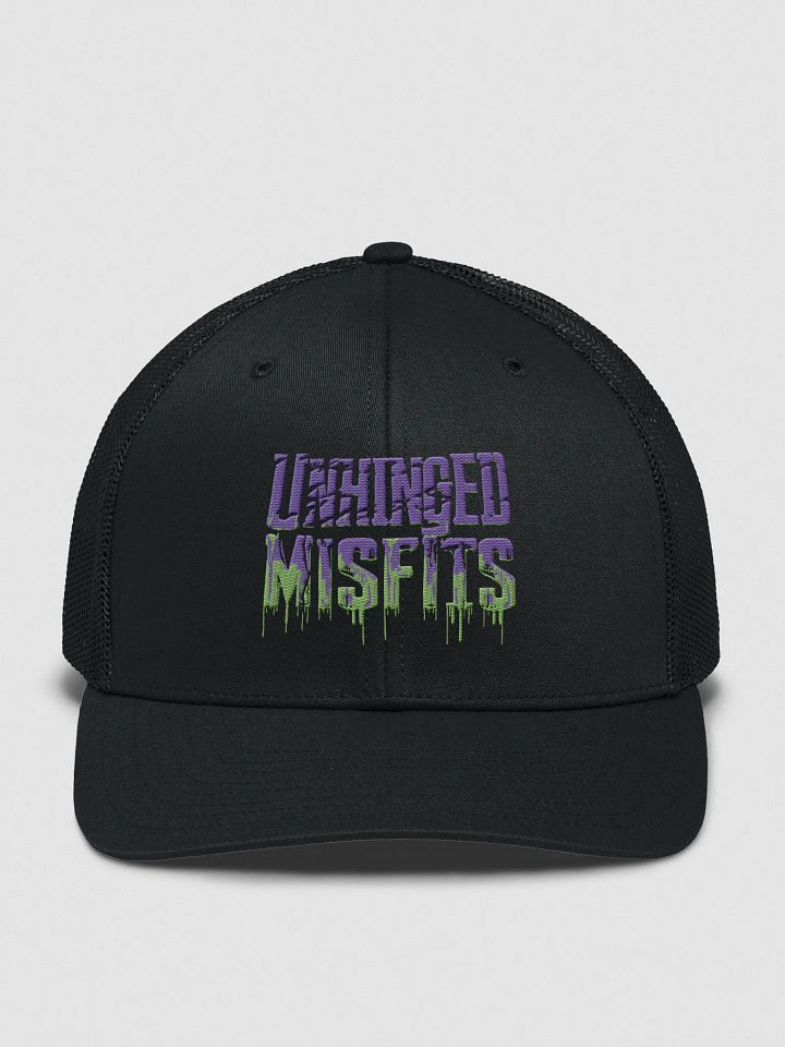 Unhinged Misfit Trucker Hat – Embroidered Logo product image (2)