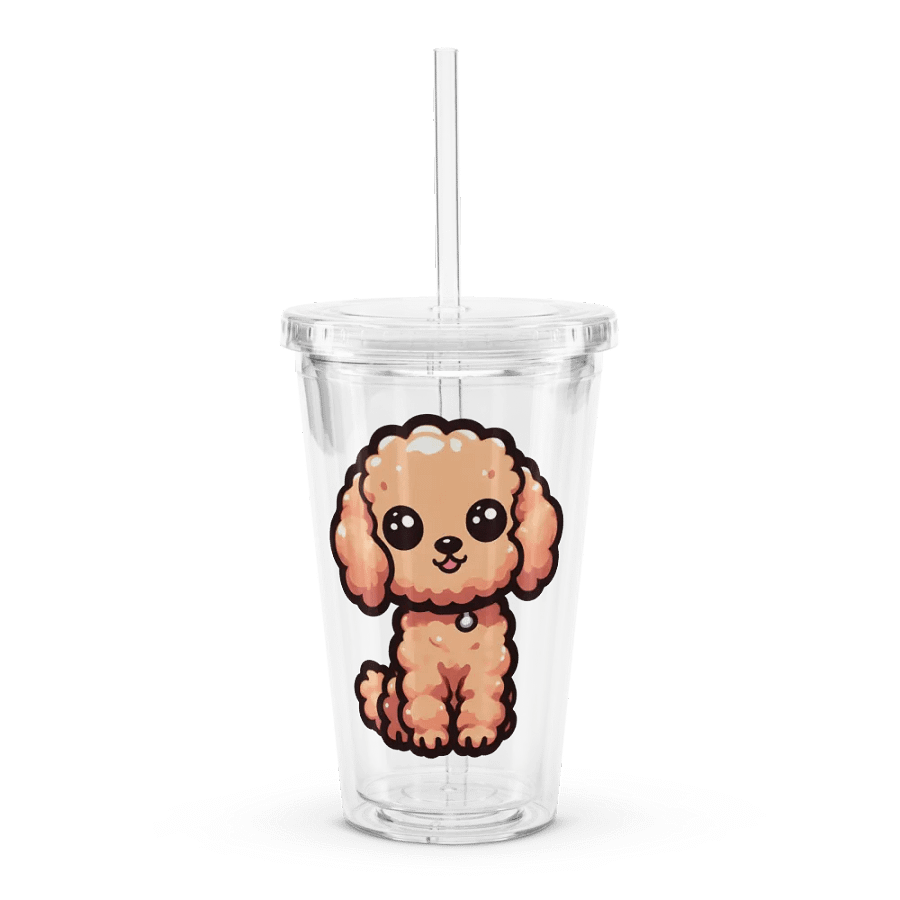 ARIA Double Wall Clear Plastic Tumbler (16 oz) product image (1)