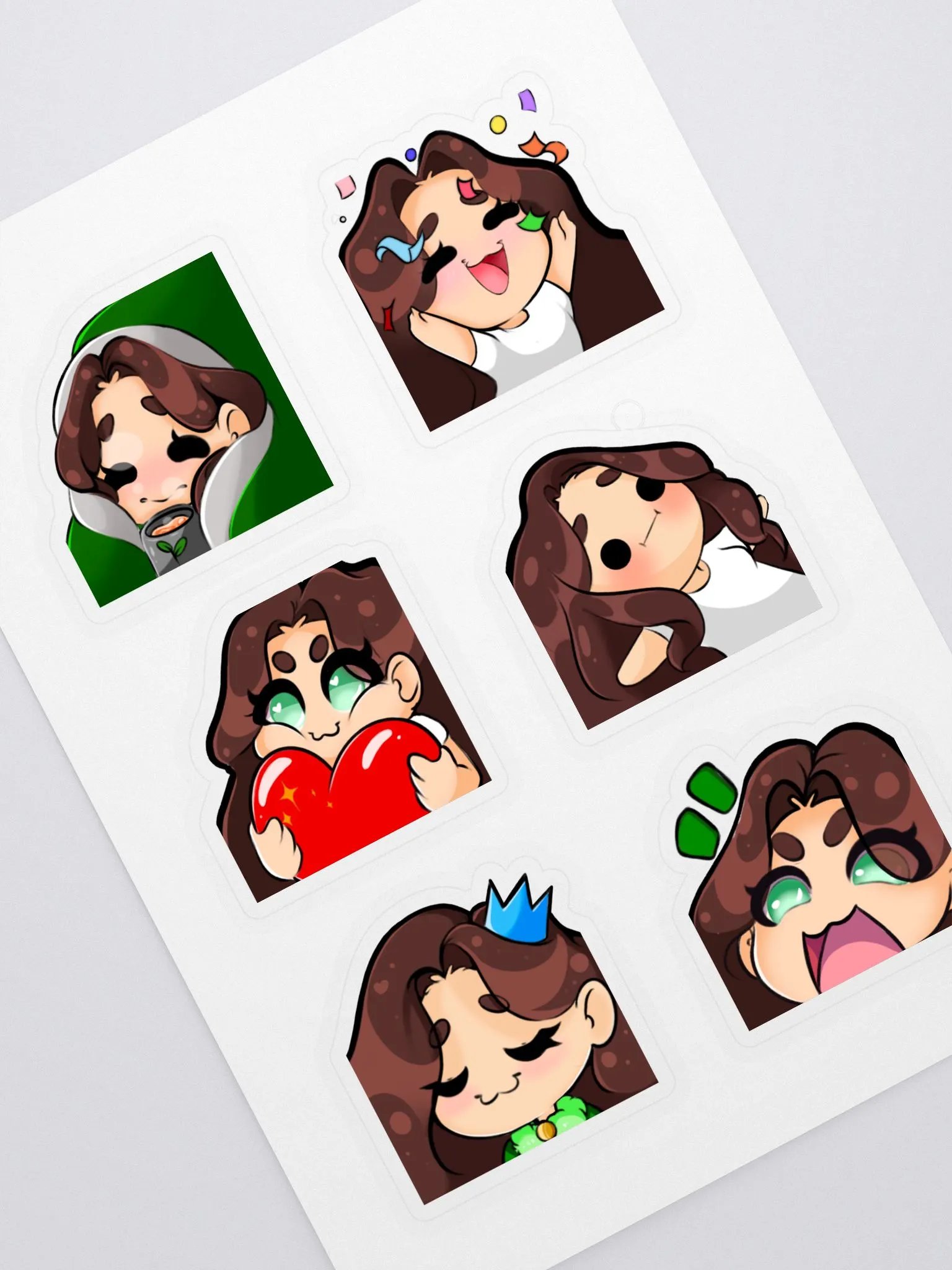 Emote Sticker Sheet #1 product image (1)