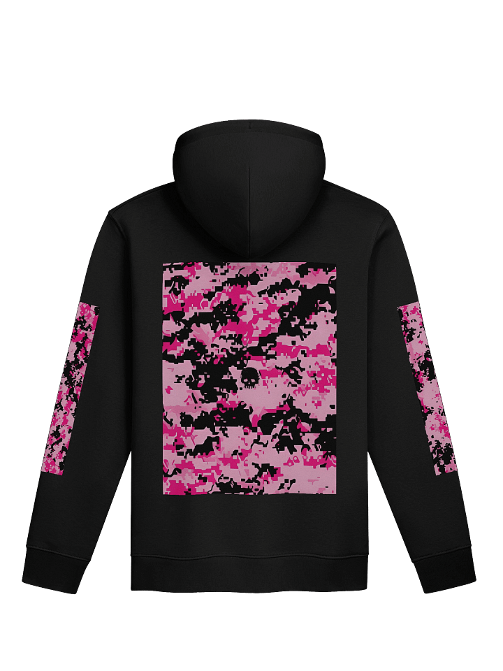 Pixelated Skull Camo Eco Hoodie product image (2)