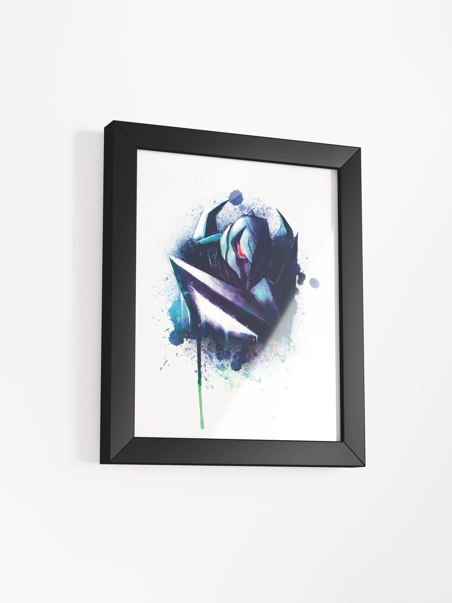 Graphic Spray Framed Poster - Hero (White) product image (2)