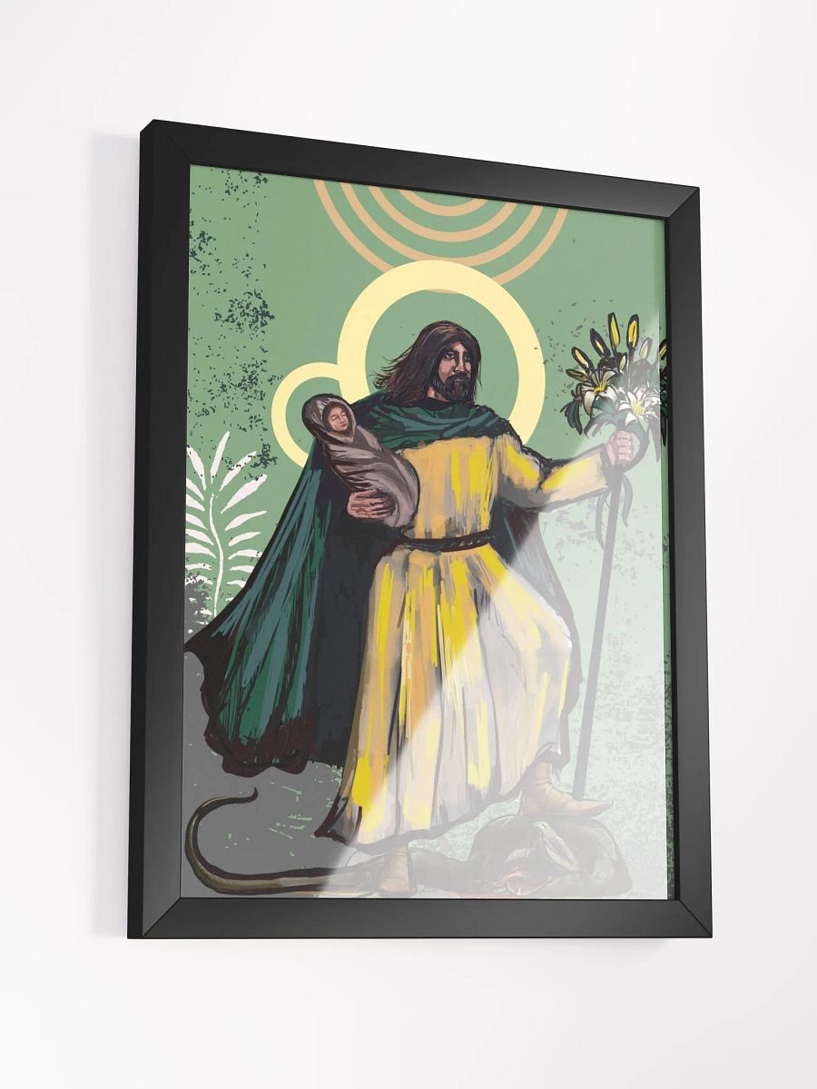 Saint Joseph Terror of Demons Framed Art Print. product image (3)